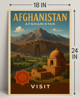 Visit Afghanistan Poster PosterGoat