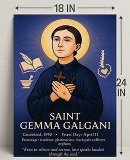 Saint Gemma Galgani Poster PosterGoat