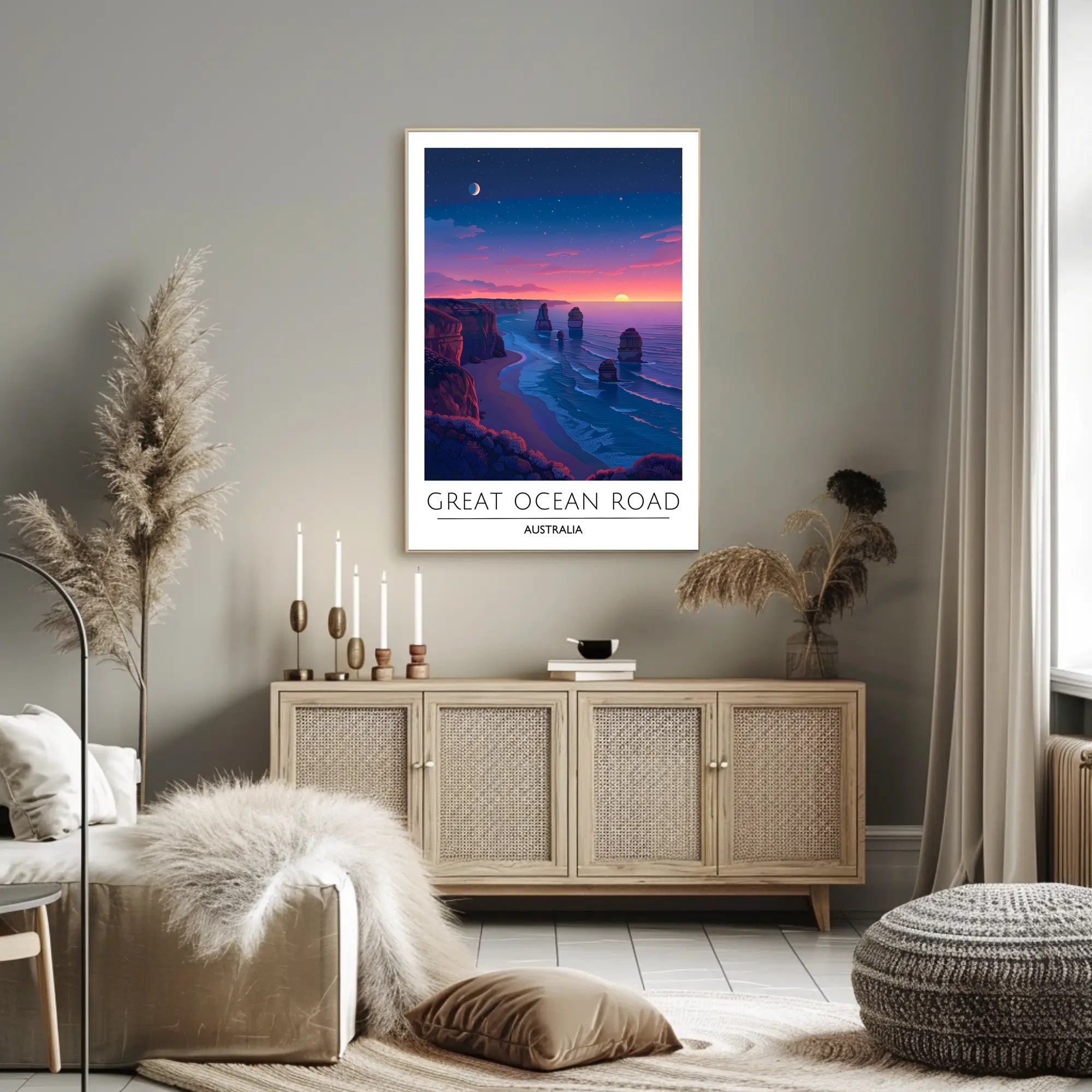 Great Ocean Road Scenic Travel Art Poster
