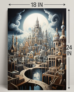 Enchanted Cityscape Poster