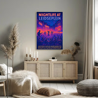 Nightlife At Leidseplein Poster