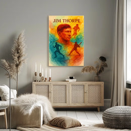 Jim Thorpe A Legendary Athlete Poster