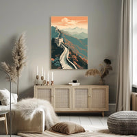 The Great Wall Of China A Majestic Poster