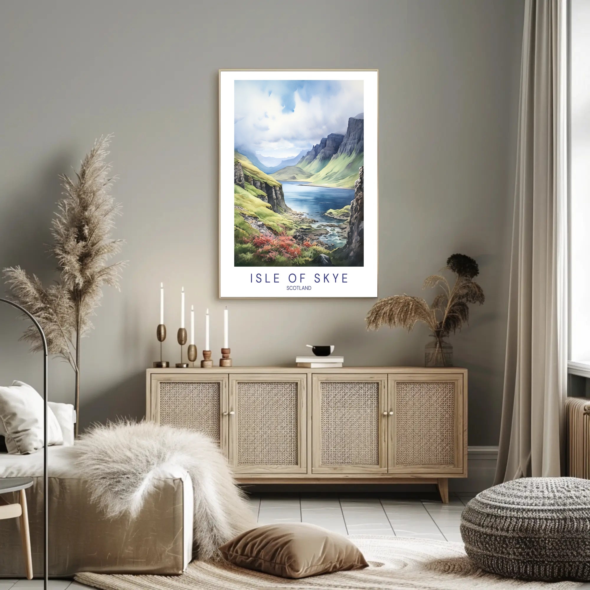 Isle of Skye Tranquility Travel Poster PosterGoat