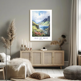 Isle of Skye Tranquility Travel Poster PosterGoat