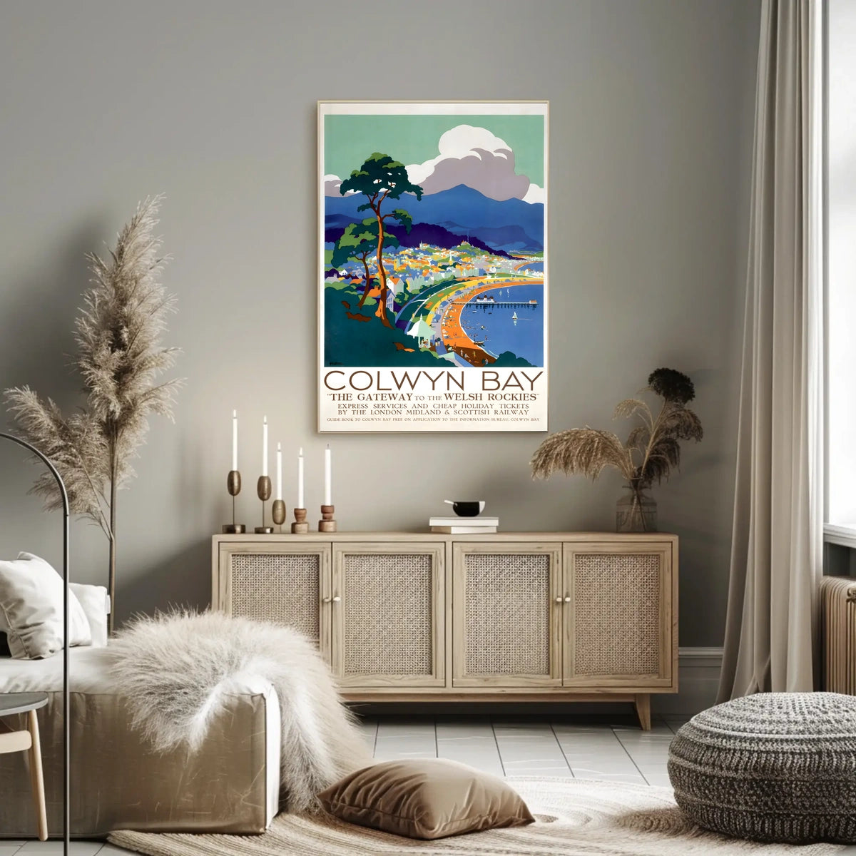 Colwyn Bay Gateway To The Welsh Poster
