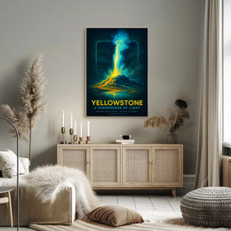 Yellowstone A Phenomenon of Light Poster