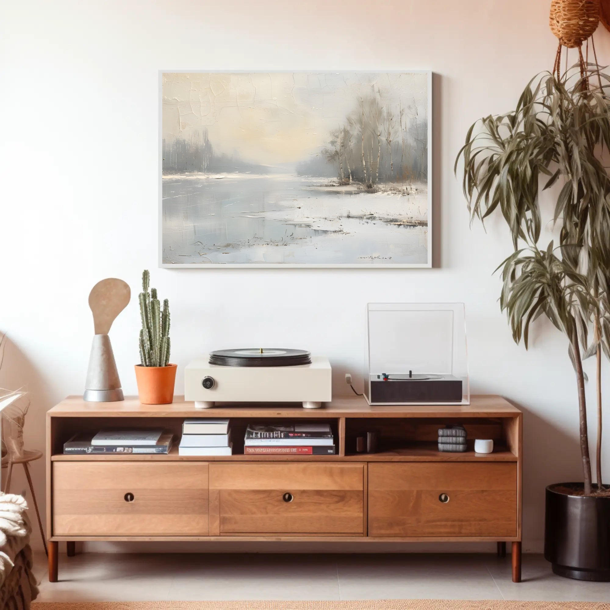 Tranquil Winter Landscape Poster