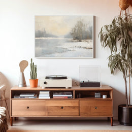 Tranquil Winter Landscape Poster