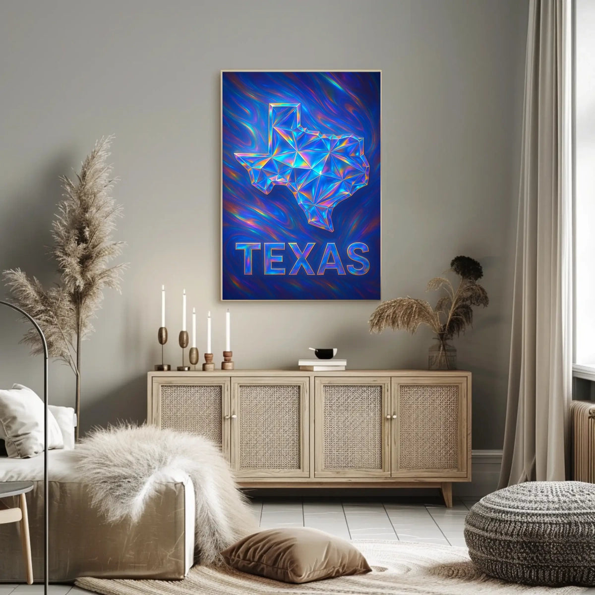 Texas In Prism Poster