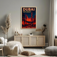 Dubai Poster Where Tradition Meets Tomorrow Home Wall Art