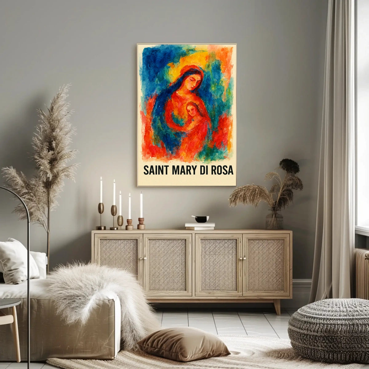 Saint Mary Di Rosa Poster