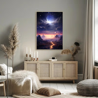 Celestial Landscape Poster