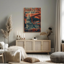 Charleston, West Virginia Poster