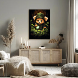 Adventure in the Enchanted Forest Poster for Kids Nursery