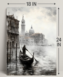 Venetian Gondola Journey Poster