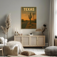 Texas Landscape Poster