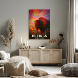 Billings Wilderness Wanderer Digital Painting Poster