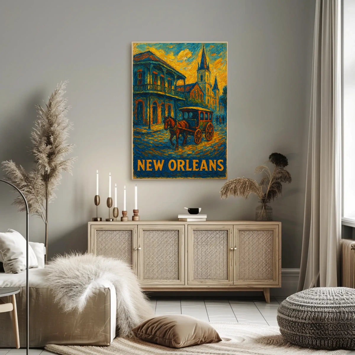 New Orleans A Vibrant Impression Poster