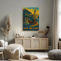 New Orleans A Vibrant Impression Poster