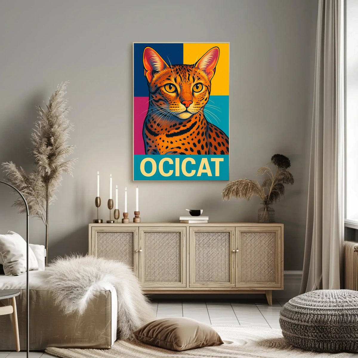 Ocicat Portrait Poster