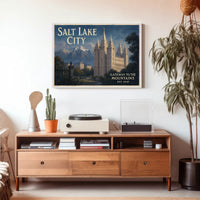 Salt Lake City Gateway to the Mountains Poster