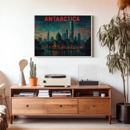 Antarctica Urban Dreamscape Poster