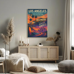 Los Angeles City Of Angels Poster