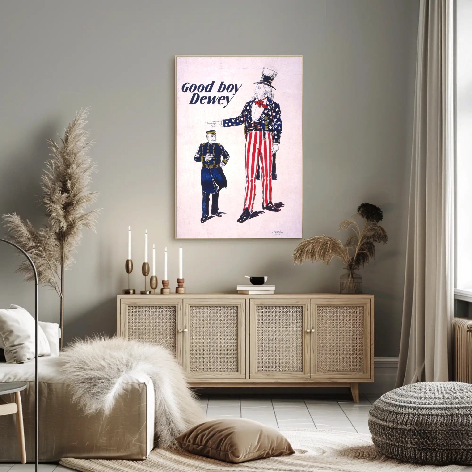 Uncle Sam Navy Vintage Military Recruitment Poster