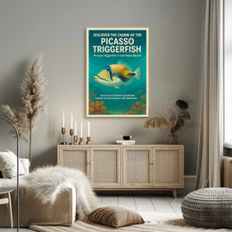 Discover the Charm of the Picasso Triggerfish Poster