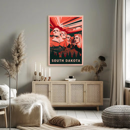 South Dakota Monumental Tribute Poster