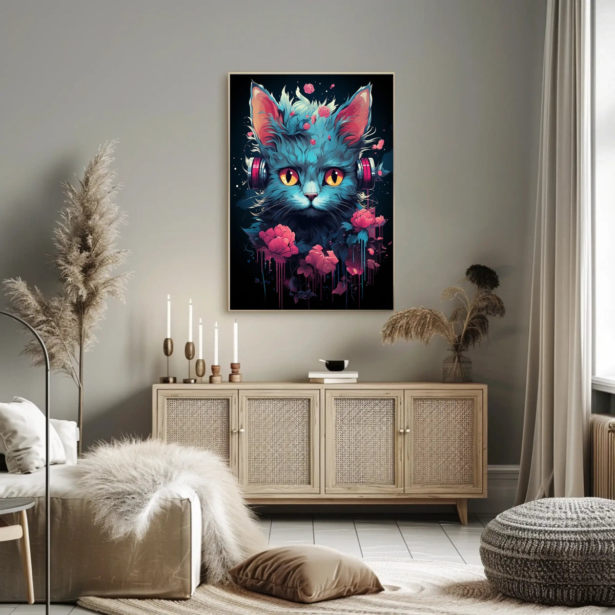 Feline Fantasy Poster