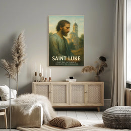 Saint Luke Feast Day Poster