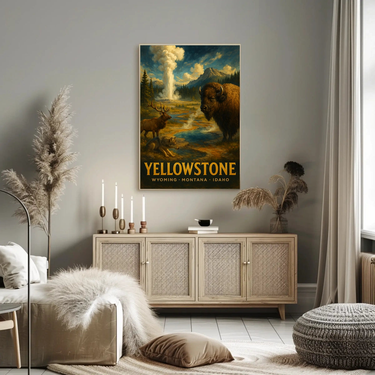 Yellowstone National Park Poster