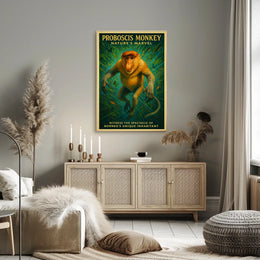 Proboscis Monkey Natures Marvel Poster