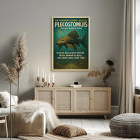 The Armored Cleaner Plecostomus Poster