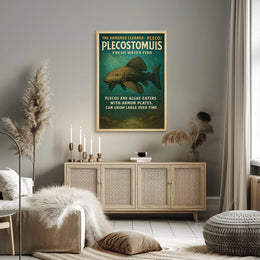 The Armored Cleaner Plecostomus Poster