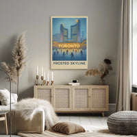 Frosted Skyline Poster