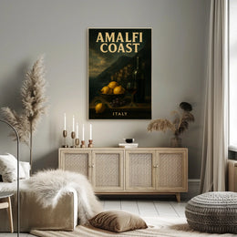 Amalfi Coast Italy Poster Wall Art Decor 18x24 Print