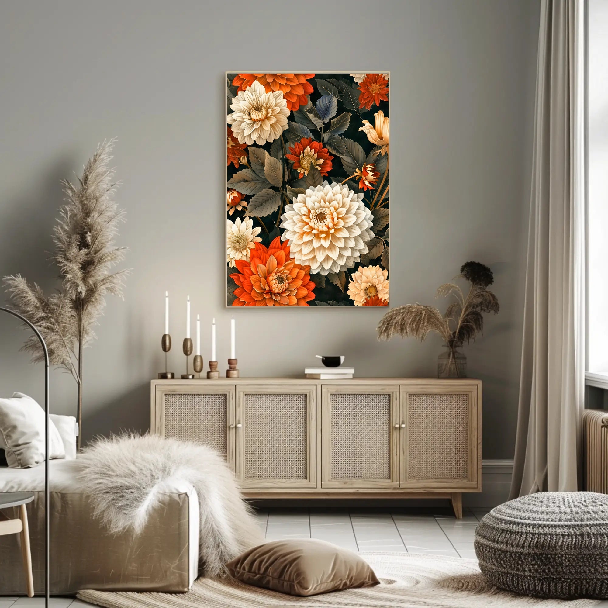 Floral Elegance William Morris Art Poster