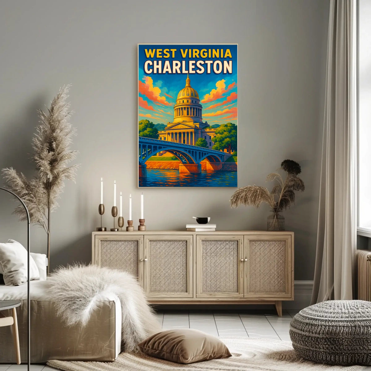 Charleston, West Virginia Poster