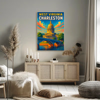 Charleston, West Virginia Poster