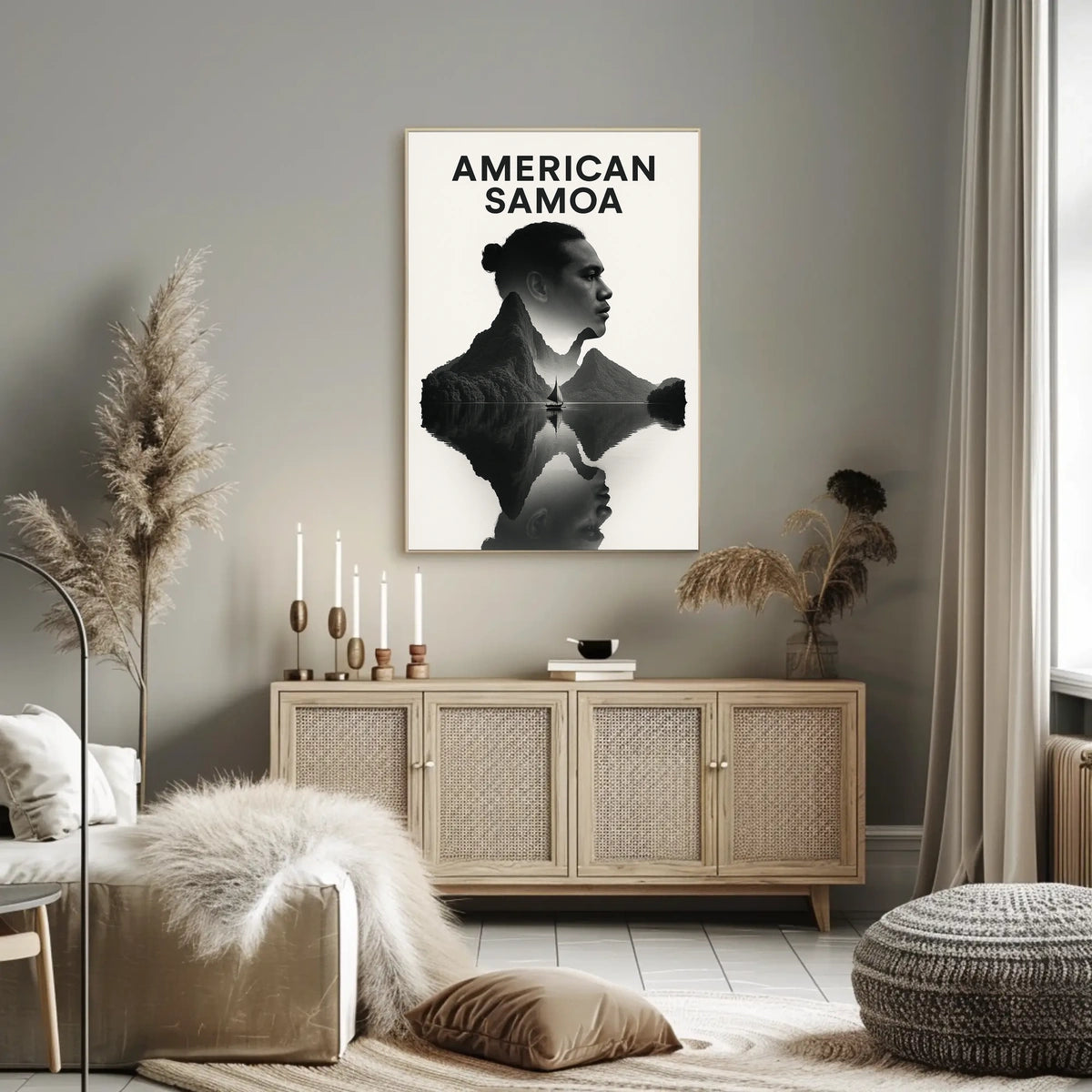 American Samoa A Cultural Reflection Poster