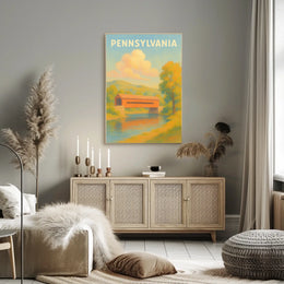 Pennsylvania Scenic Landscape Poster