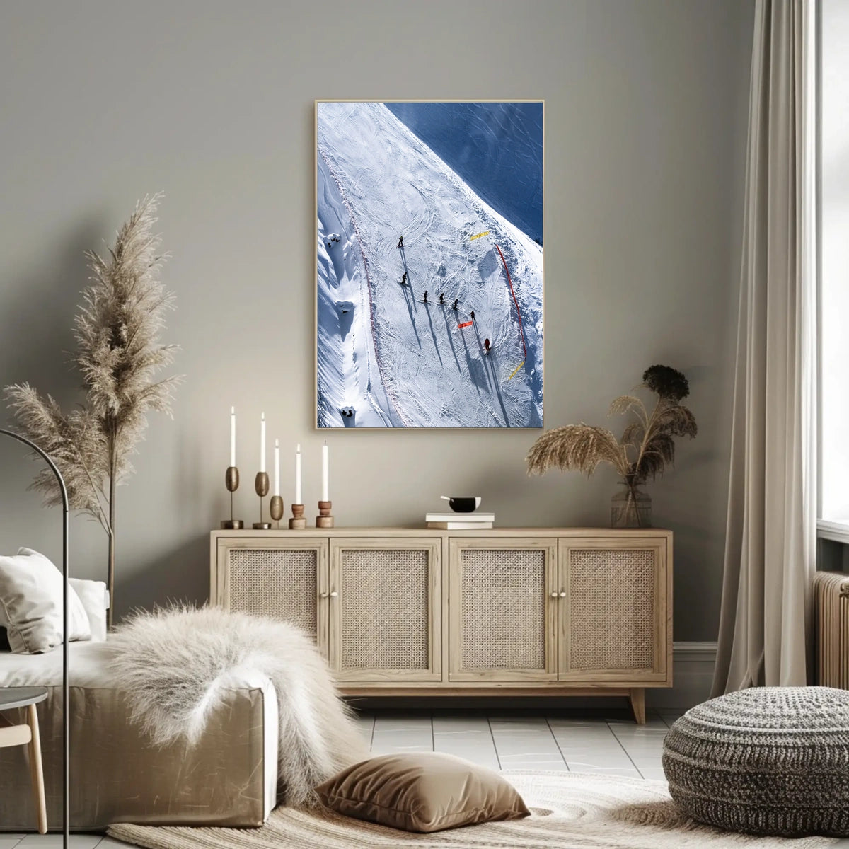 Winter Adventure On The Slopes Poster
