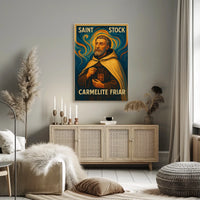 Saint Simon Stock Carmelite Friar Poster