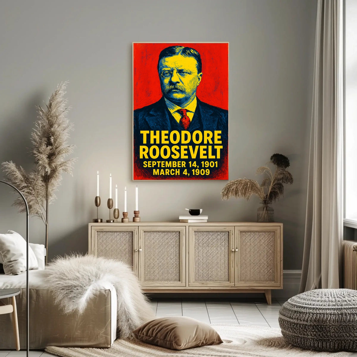 Theodore Roosevelt 26Th President Poster