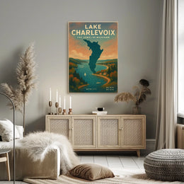 Lake Charlevoix Travel Poster