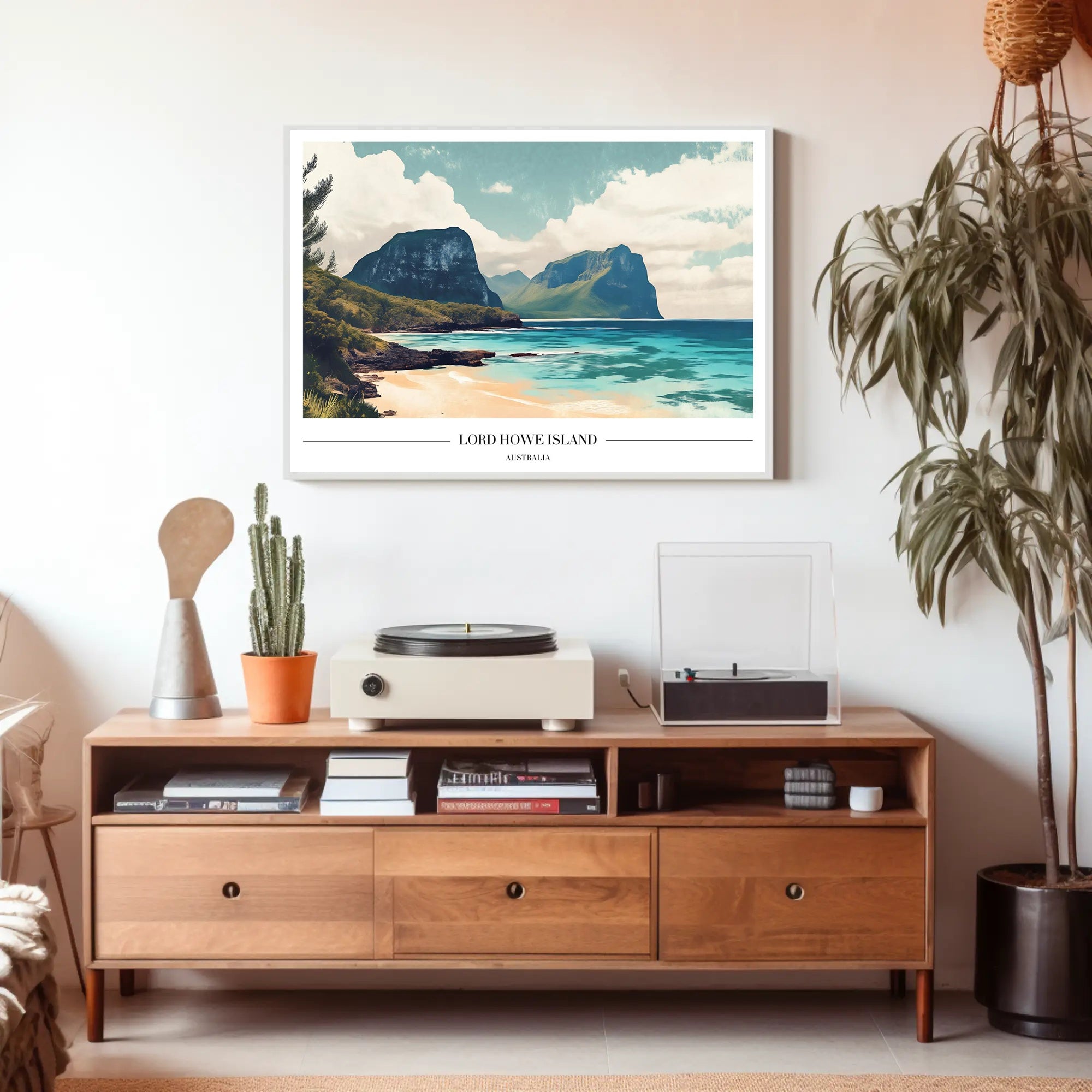 Lord Howe Island Tranquil Scenery Travel Poster