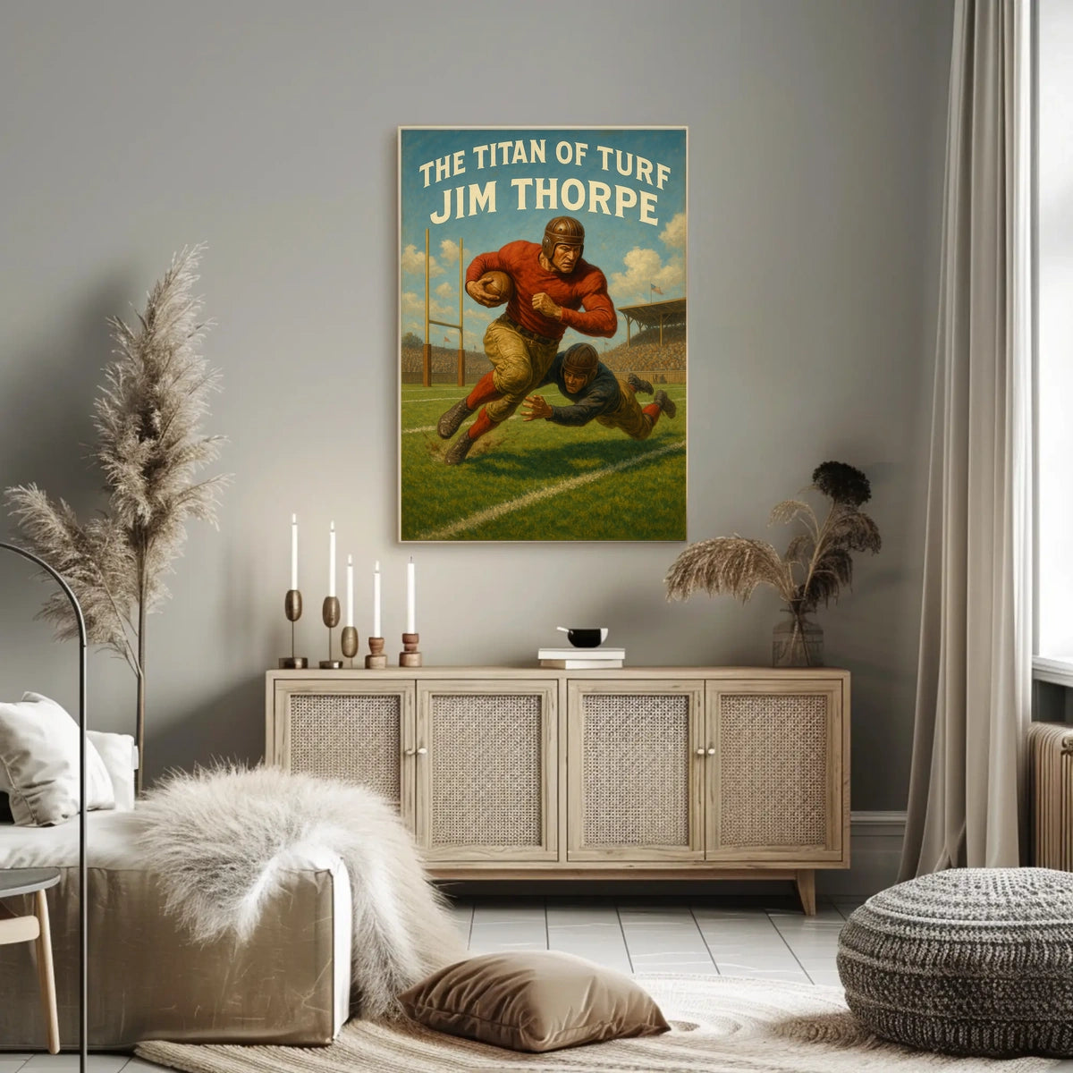 The Titan of Turf Jim Thorpe Poster
